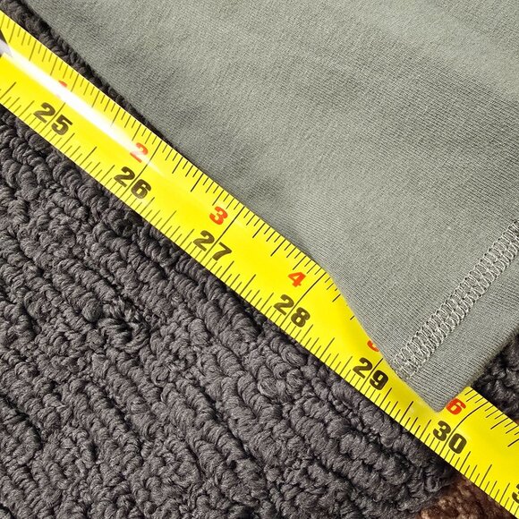 Forever 21 Legging Large L High Waisted Flared Leg Dark Olive Green Active Flare - Picture 6 of 10